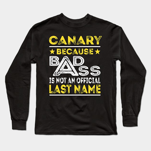 CANARY Long Sleeve T-Shirt by Middy1551